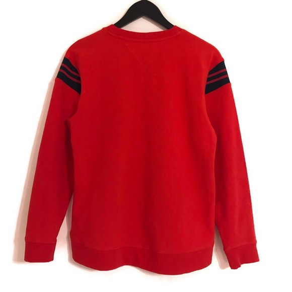 Tommy Hilfiger Sports Red & Black Pullover Sweater - Picture 3 of 4